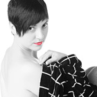 Schwarz-Weiss-Portrait